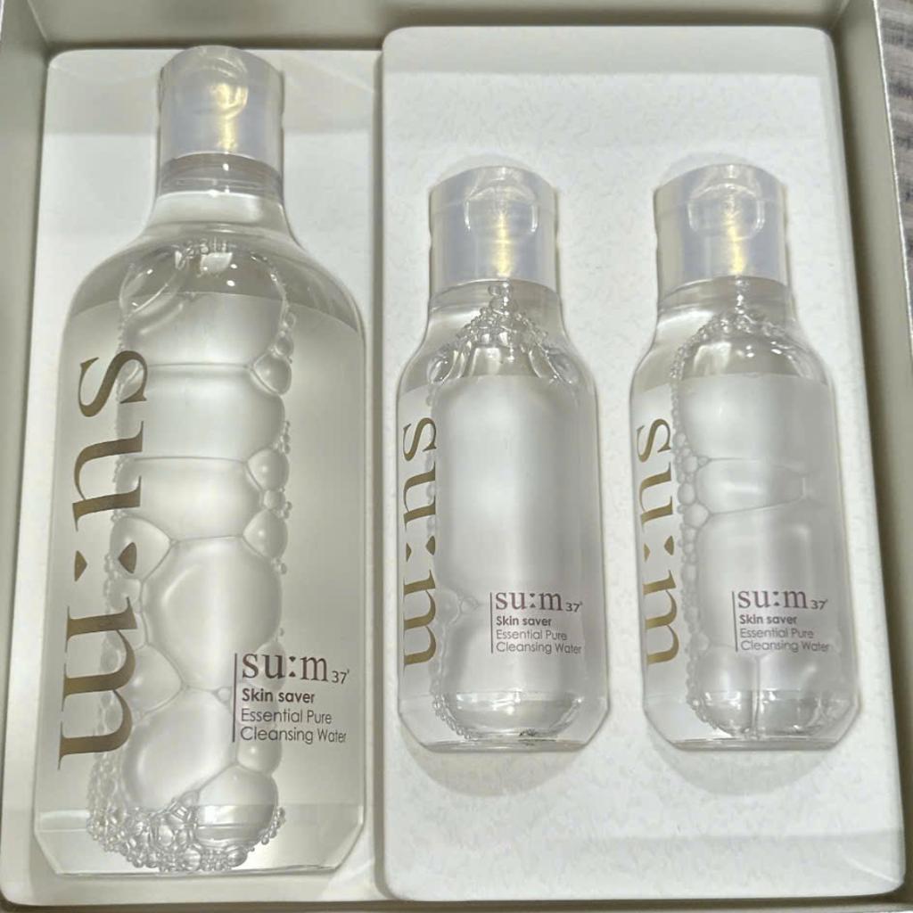 su:m37 Skin Saver Essential Pure Cleansing Water Special Set 500ml+100ml X 2ea