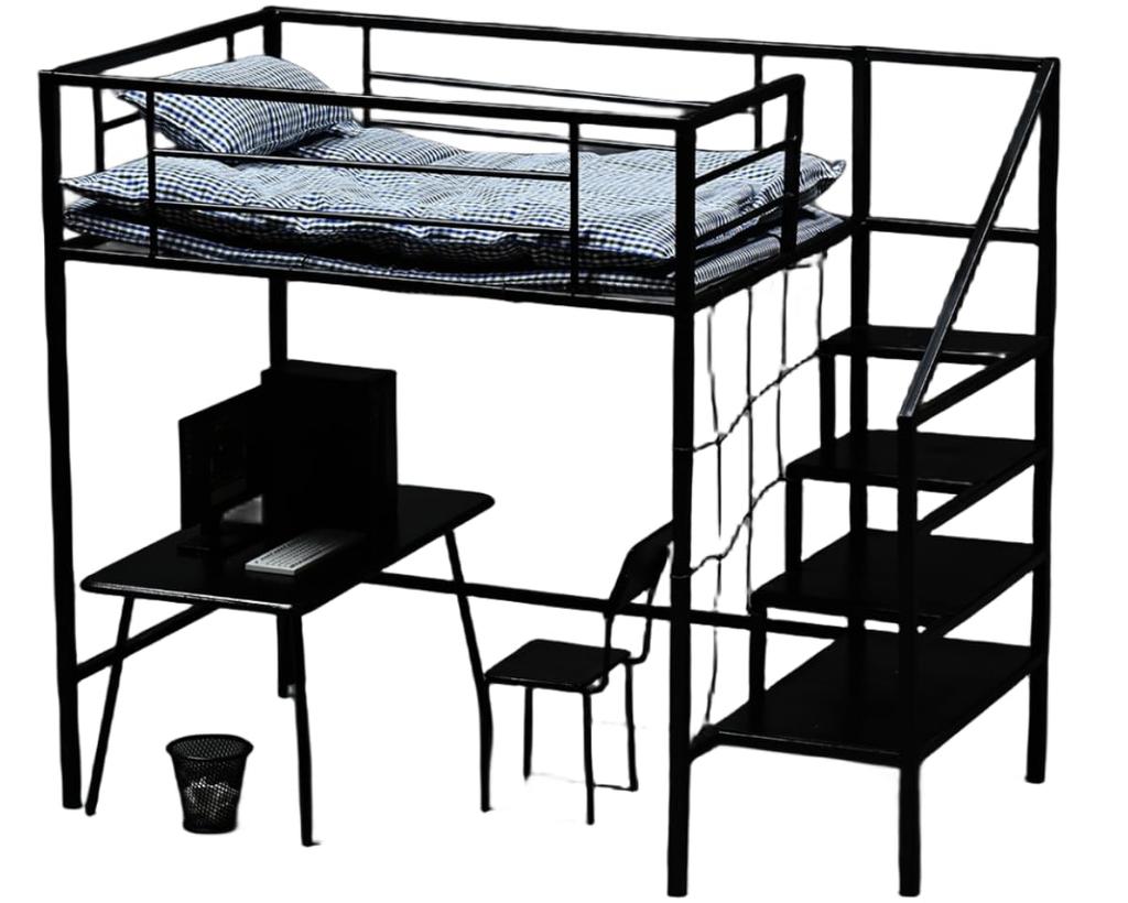 HiPlay MMMTOYS Dormitory Bed Set Movable Action Figure Scene Tools Made of PVC Cloth Alloy 1/6 & &