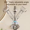 Universal Hair Dryer Holder 360 Degree Rotating Hands-Free Adjustable Suction Cup Wall Mount Hair Styling Tool Storage Rack