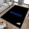 1pc DAF Home Office, Durable Polyester Floor Mat with Easy, Office Decor, Urban Style, Nonslip Backing
