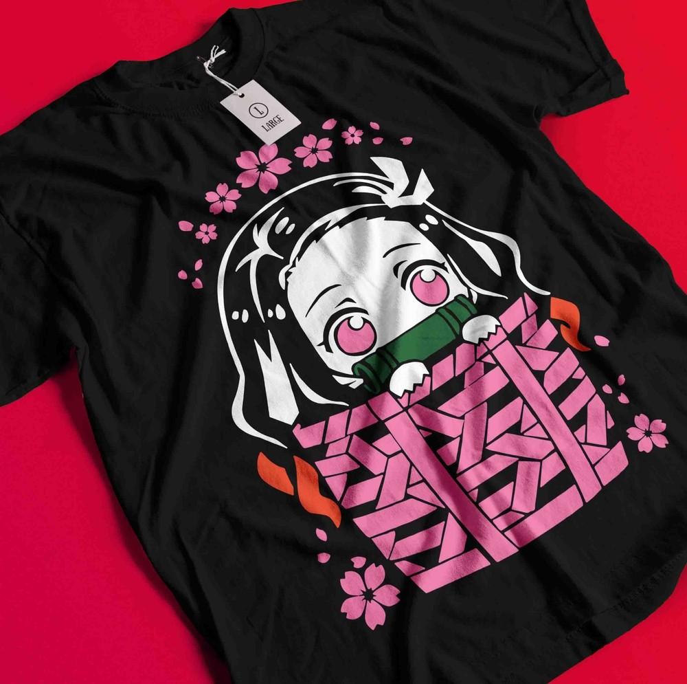 

Demon Slayer Shirt Nezuko T-Shirt Tanjiro Tshirt Muzan Doma Tee Inosuke Zenitsu BB1002 XL