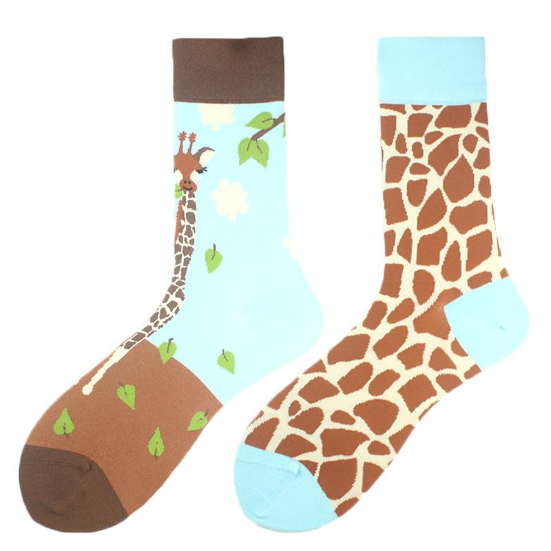 AB Professional Design Funny Socks Men Happy Animal Music Beer Skarpetki Sokken Hip Hop Big Size Meias Skateboard Divertidos