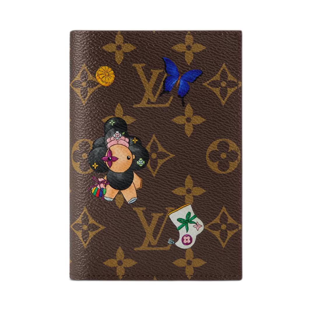 LOUIS VUITTON Artificial Leather Passport Holder