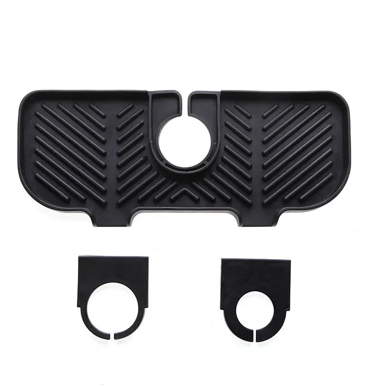 Wasserhahn Griff Tropfschale Spüle Spritzschutzmatten Wasserablaufkissen Silikon Wasserhahnmatte für Badezimmer Küchenhelfer