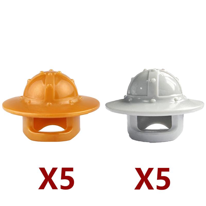 MOC Baustein Mittelalter Ritter Römischer Soldat Zubehör Helm Kopfbedeckung Flammenfeder Schwarzer Adler Schild König Umhang Ziegelstein Spielzeug