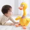 New Rechargeable Recording and Repeating Duck Singing and Dancing Baby Early Education Educational Electric Plush Toy Gift