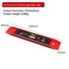 High-Precision Magnetic Spirit Level - Cast Aluminum, Strong Magnet, Multiple Specifications, Professional Measuring Tool for Home Use.