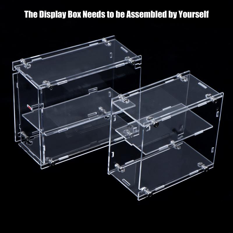 1/64 Model Cars Acrylic Display Case Fit For Mini Size Minigt Tomica Assembled Dust Proof Box Cabinet Toy Vehicles