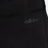 adidas Solid Color Breathable Sports Seven-Quarter Fitness Pants Women Bottoms Black DU2045