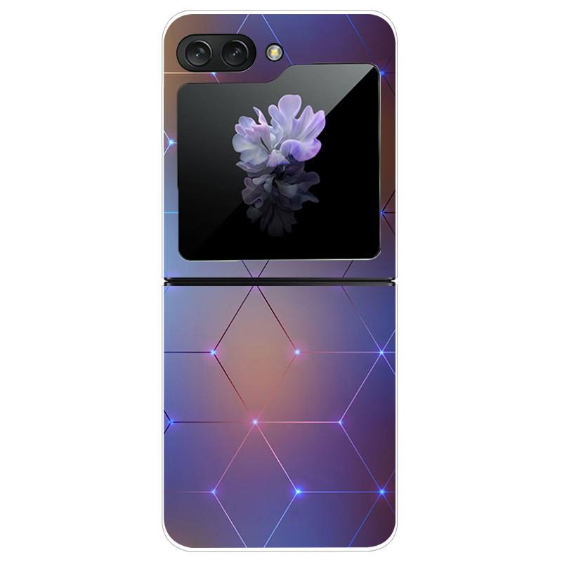 Für Samsung Galaxy Z Flip5 Hülle Harte PC-Handy-Rückabdeckung für Samsung Galaxy Z Flip 5 5G Hüllen 6,7'' ZFlip5 Niedliche Katze Funda Schale