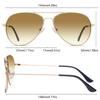 MAIVARDAY Teardrop Polarized Sunglasses for Men and Women, Stylish Driving Sunglasses