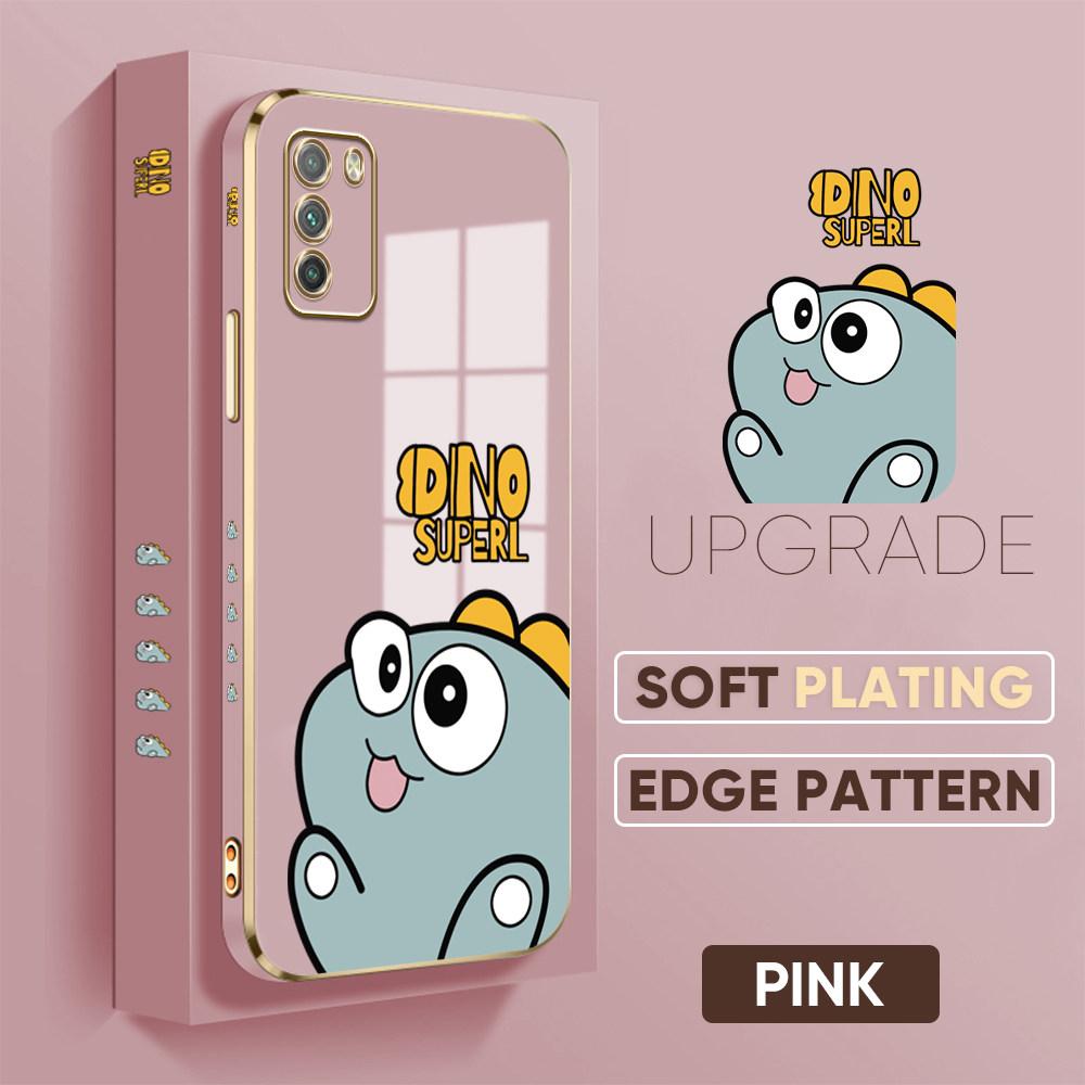 Colorful Printing Patterns Square Edge Pattern Casing Plated Phone Shell Luxury Plating Soft Phone Case for Huawei Honor Xiaomi Redmi