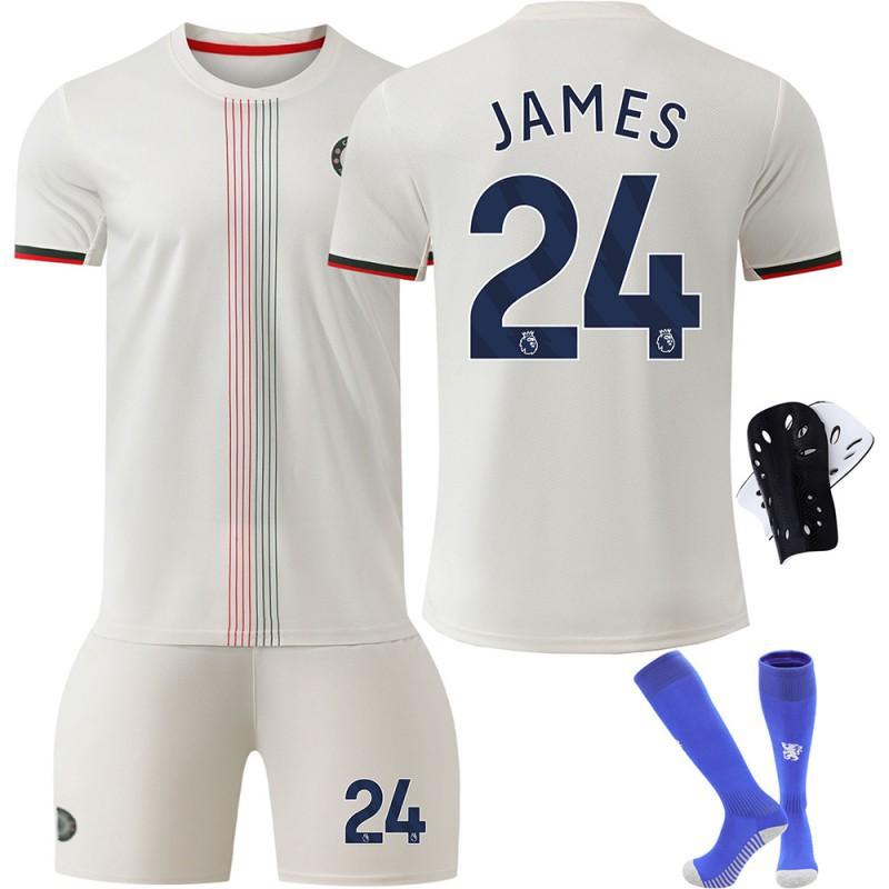 2526 Chelsea Away Football Jersey No. 7 Sterling 8 Enzo 6 Silva Home Correct Version Set