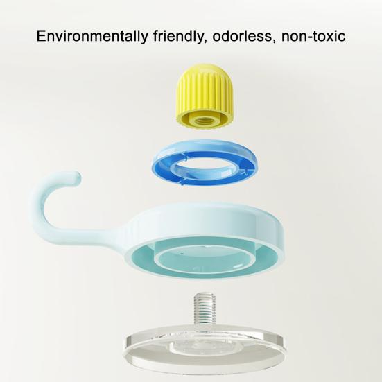 Saugnapf Wandhaken Abnehmbarer Wandhaken Wasserdichter Badezimmerhaken Eingang Schlafzimmer Kleider Schal Küche