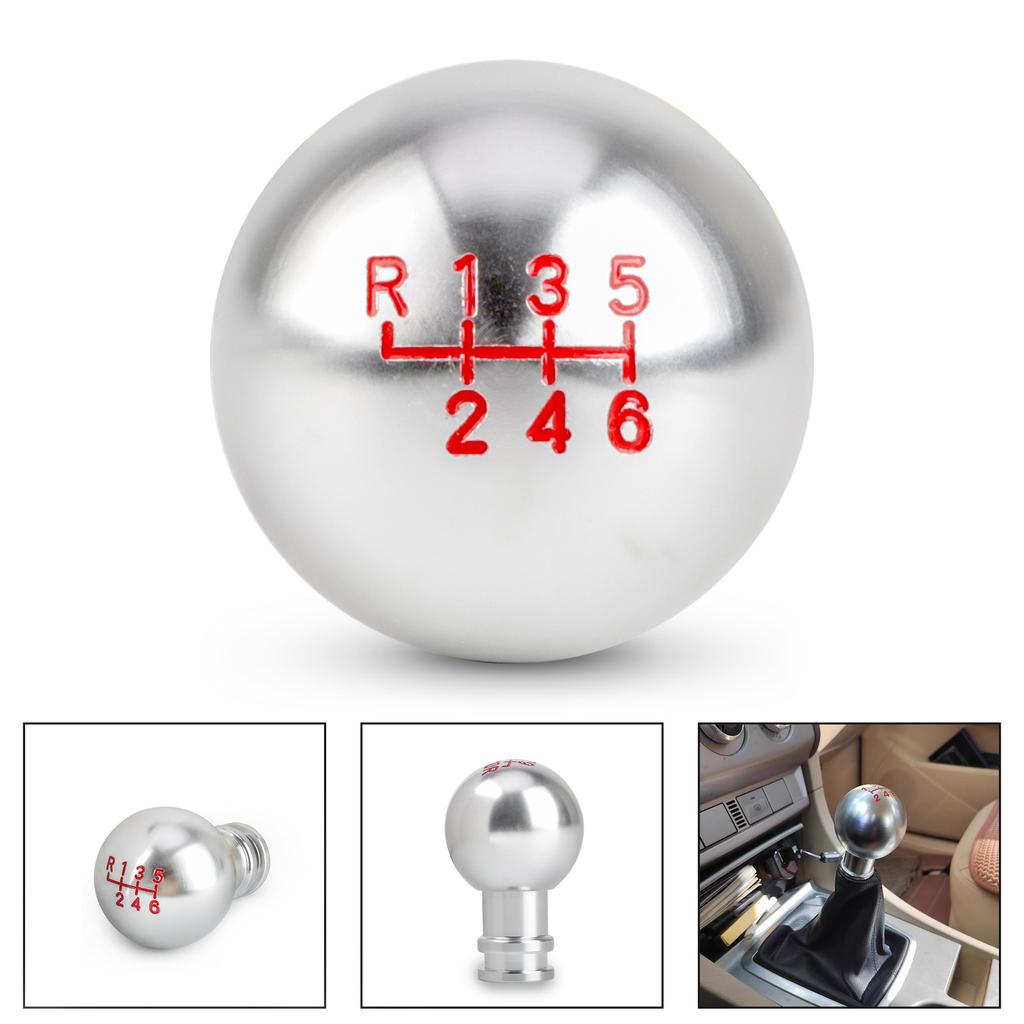 Aluminum 5/6/10 Speed M12 gear lever knob Universal Car Gear Shift Knob Manual Automatic Gear Lever Knob Shift Lever M8 M10