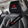 Auto Superweiche Baumwoll-Kopfstützenabdeckung Für C3 C4 Grand Picasso C1 C2 Auto-Sicherheitsgurt-Schulterabdeckung Sitzgurt-Polsterpolster