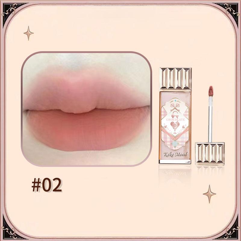 Flower Velvet Matte Lip Gloss Know Sexy Powder Mist Lip Mud Waterproof Lasting Liquid Blush Brown Lipstick Cosmetics Makeup