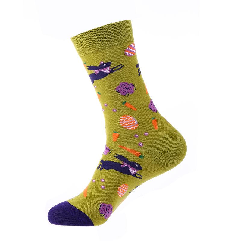 Cartoon Fruit Animal Cake Flower Mixed Colors, Pure Cotton, INS Fashion Brand, Net Red, Casual Fashion Socks for Men and Women