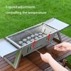 Barbecue Grill Barbecue Grill Household Indoor Outdoor Camping Charcoal Stainless Steel Portable Folding Barbecue Rack