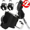 New Helmet Lock Electric Vehicle Fixed Anti-theft Safety Artifact Battery Motorcycle Wire Rope Hat Lock Hook Lock Accessories