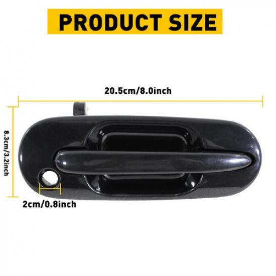 ABS Exterior Door Handle For 1997-2001 Honda Front CR-V Driver Side 72180ST0003
