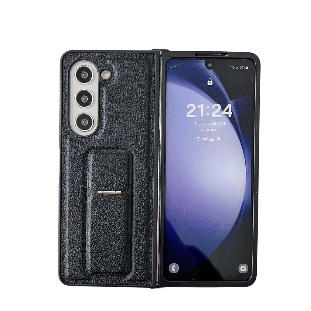 PU Leather Phone Case for Samsung Galaxy Z Fold with Kickstand Protective Cover Compatible with Multiple Models Fold 7 6 5 4 3