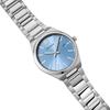 BERING Unisex Watch with Classic Link Blue and Sapphire Slim Danish Nordic Design [Officially Imported] Men's Strap, Silver, 17639-707, Crystal, Case,