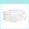 Modern Minimalist Microwave Cover With Handle Plastic Shield For Cooking Protection