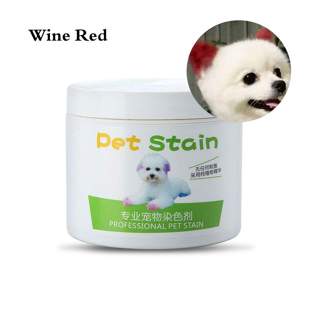 100g Semi-permanente Haarfärbcreme für Hunde, hochpigmentiert, bunte Hundefell-Aufhellung, Farbstoff-Pigment-Zubehör für Zuhause