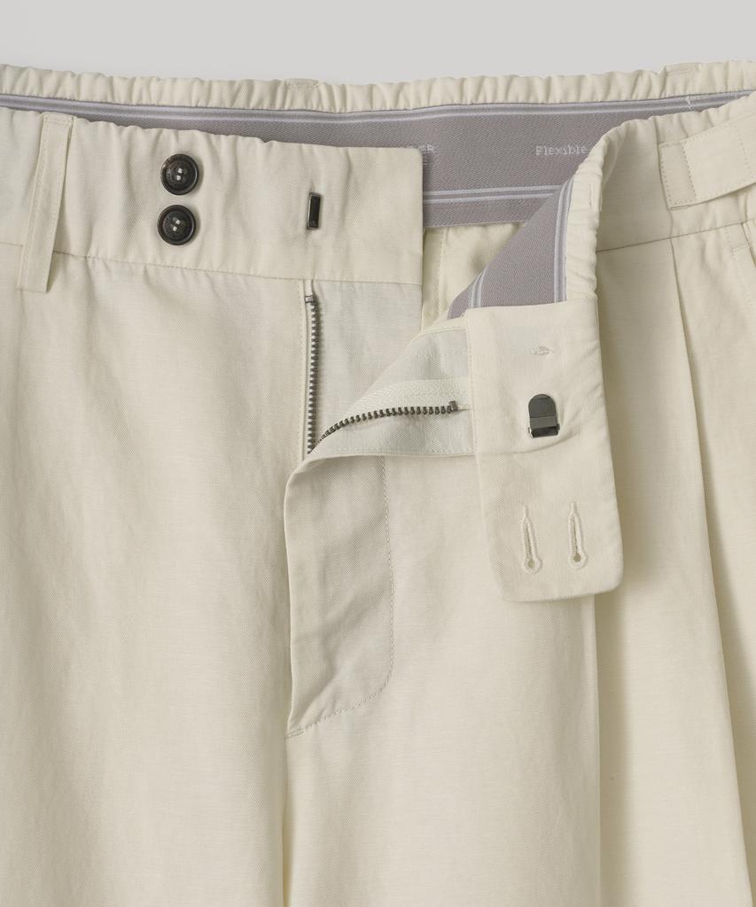 ANOTHER OFFICE Santiago Linen Pants Flexible (Natural Linen)