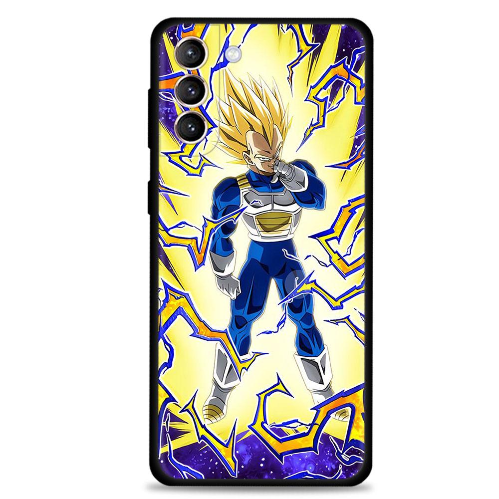 Dragon Ball Majin Vegeta Phone Case for Samsung Galaxy S20 S21 FE S22 Ultra S10 S9 S8 Plus S10e Note 20Ultra Silicon Cover
