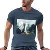 ren magritte surrealism art TShirt Casual Basic Short Sleeve TShirt