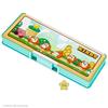 Showa Note Kirby Holographic Pencil Case, Double-Sided Opening, Beige, Sparkly Design, 487733002