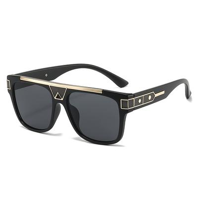 Large Square Trendy Men'S And Women'S Sunglasses, Retro Modern Casual Sunglasses, Versatile Street Glasses