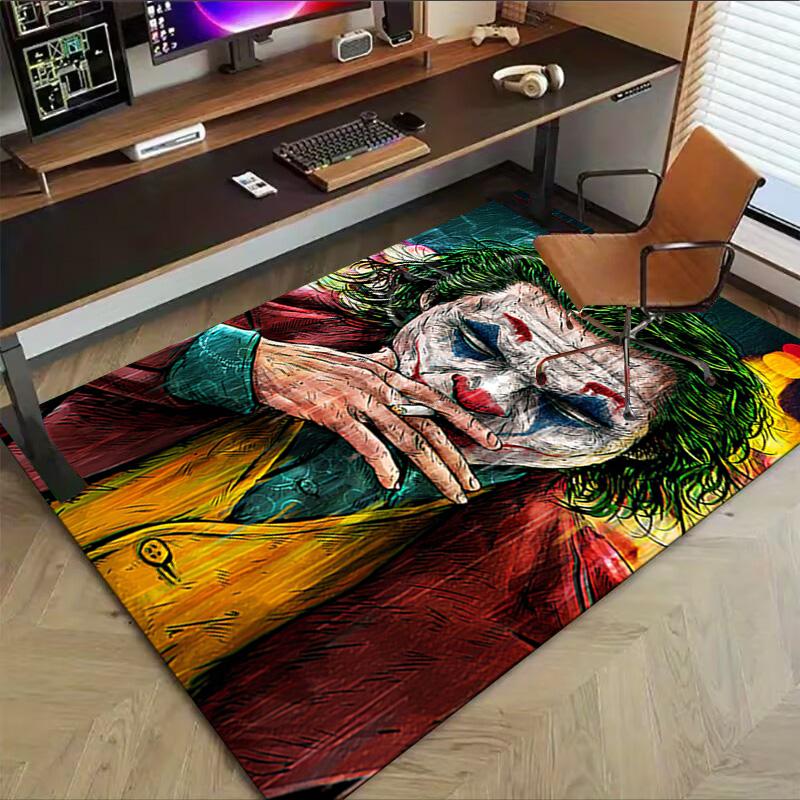 1pc Jokers Card Trick Carpet for Playroom Bedroom Living Room Sofa Home Decor,kids Game Area Rug Non-slip Floor Mat Y826182