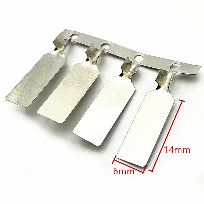 Stamping Terminal, Circular Nickel Plate, Butt Welding Terminal Plate, Wire Clip, Nickel Plate, 18650 Battery Cell Spring Plate