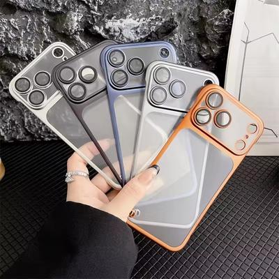 Bezramkowy Matowy Pokrowiec PC z Powłoką do iPhone Air 17 16 15 14 13 Pro Max Ochrona Obiektywu Ultracienki Półprzezroczysty Tylny Pokrowiec