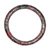 Miyabi Extra Thick Steering Wheel Kinkazan Cover, "Karen" Red, 2L, MHC-KA-2LRE