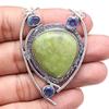 Lemon Chrysoprase Gemstone Mother's Day Jewelry Necklace 20 in