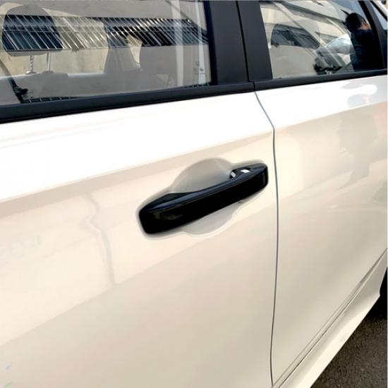 Bright black Car Door Handles Cover Trim For Honda Civic