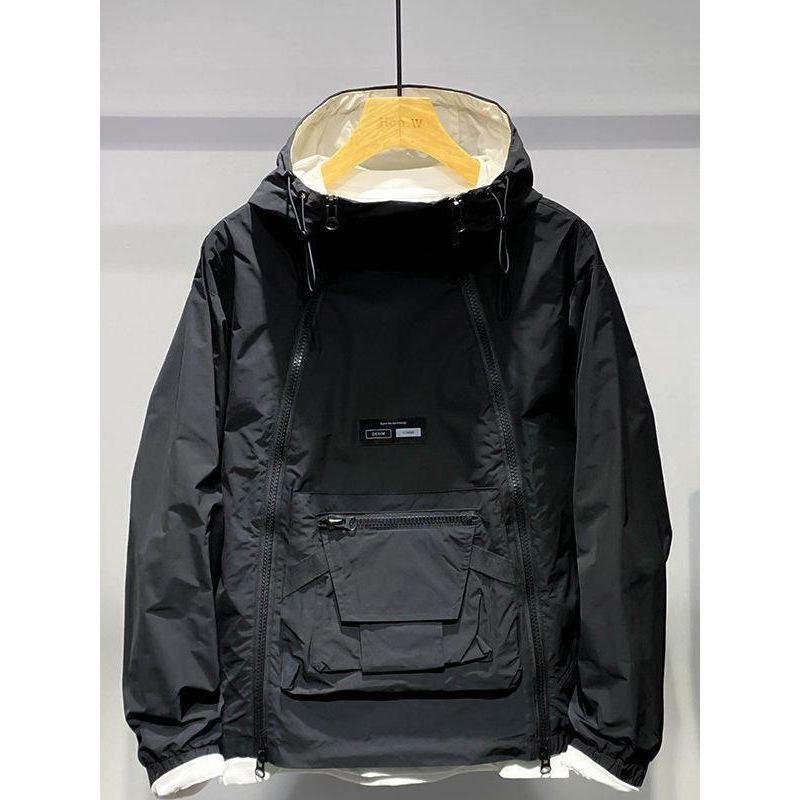 

Мужская спортивная куртка-свитер с двойной молнией - коллекция осень/зима 2025 г. XL чёрный