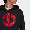 Adidas Manchester United Football Series Printed Hoodie Men Tops Black GR3893