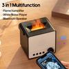 A Creative Simulation of Colorful Flame Diffuser Wireless Smart Bluetooth Speaker Household Fog Humidifier