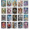 50-Page A5 Size Diamond Painting Diary Book Diamond Painting Notebook Set for Adults Beginners Holiday Birthday Gift