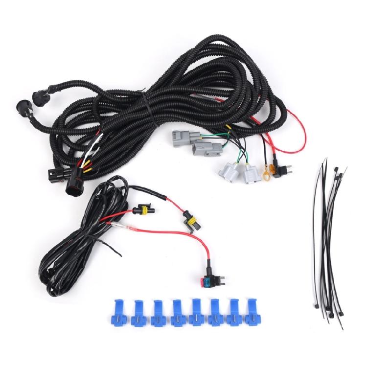 Dynamic Sequential Turn Signal Light Daytime Running Light Fog Lamp Bezels