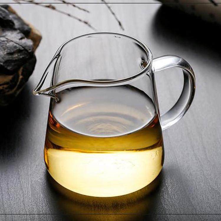 In Stock High-Resistant Borosilicate Glass Gong Dao Bei Tea Server for Tea Ceremony