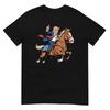 Lustiges Donald Trump Reitet Pferd Trump Zu Pferd T-Shirt