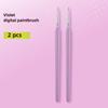 2 Pcs Set DIY Digital Oil Painting Watercolor Pen Acrylic Paint Special Coloring Pen Flat Coating Hook Line Pen Painting Brush