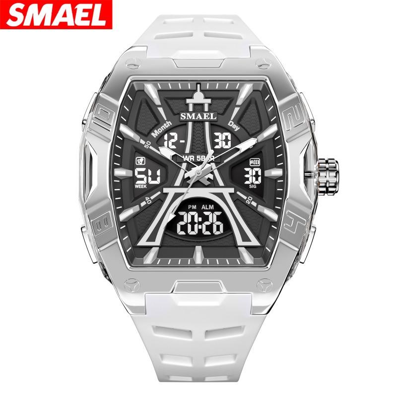 Top Brand New High Sense Men's Watch Leading the Trend with LED Luminous Multifunctional Quartz Electronic Movement Watch