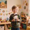 A Universal Shawl For Party Kids Dressed In Clothes And Dolls